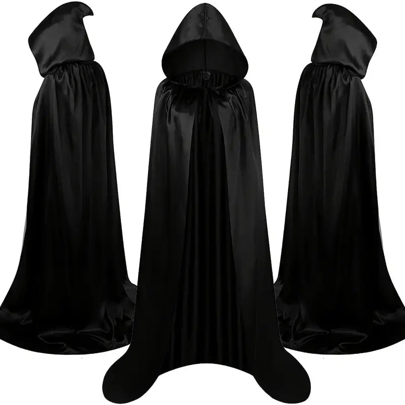 Black Hooded Cloak