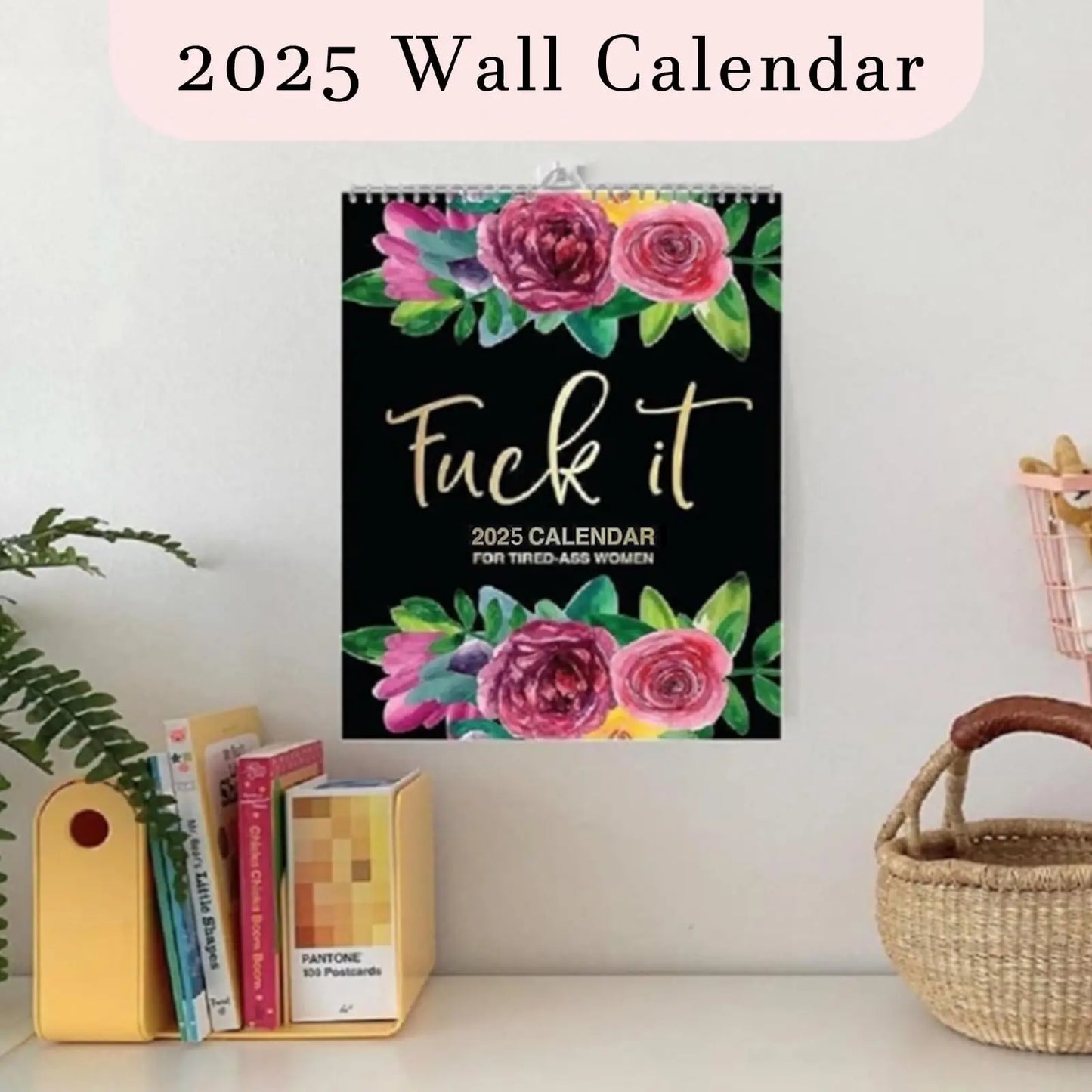 Cuss Words Wall Calendar 2025